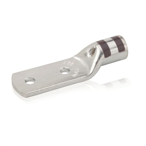 LUG STR 70MM2 M10 CL A 2HL CU BRN